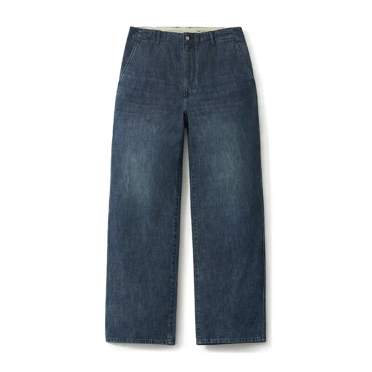 [2] Pottery One-washed Wide Denim Mid Indigo