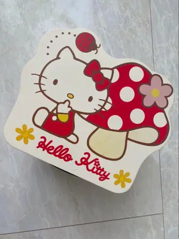 헤이세이 레트로 헬로키티 보관 케이스 리모컨 랙 회전식 빈티지