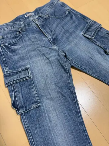 BEAMS 데님 카고 팬츠 청바지 M 사이즈