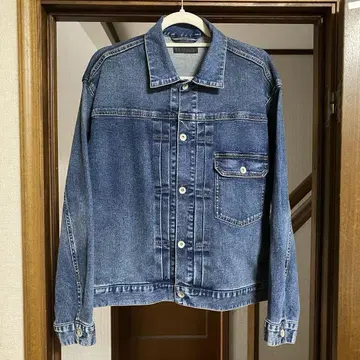 유니클로 1st 타입 데님 자켓 인디고 L Uniqlo
