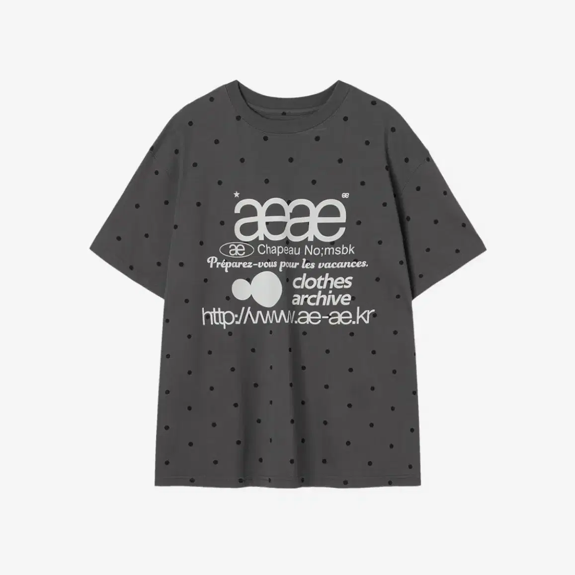 ★AEAE★ DOT SMALL LETTER TEE 3Color ★韓国大人気★ DOT SMALL LETTER TEE [WHITE] – aeae JAPAN