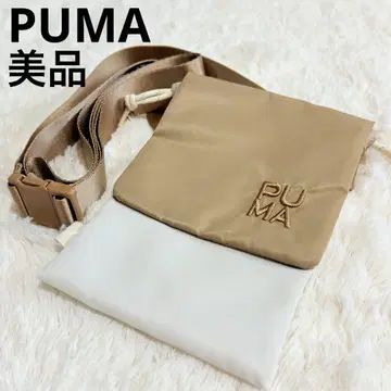 새상품급 미색 PUMA 푸마 숄더백 스마트폰 숄더백 베이지 경량