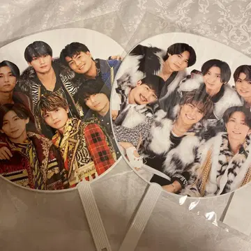 신상품 SixTONES 스톤즈 부채 윈터 그리팅 카우콘