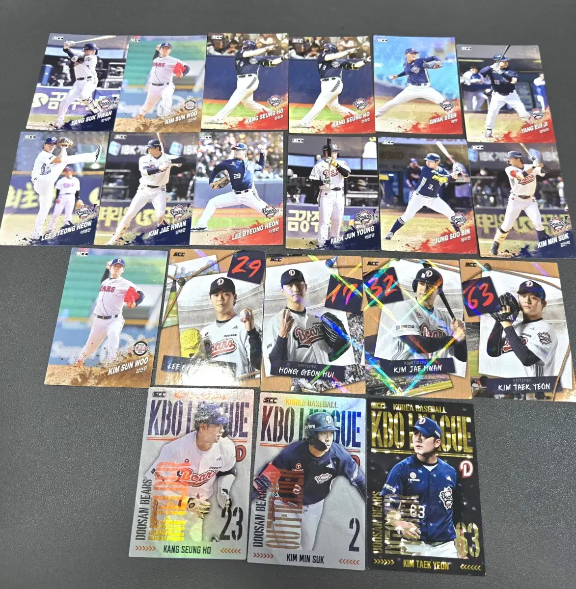 KBO Baseball Card (Doosan Set)