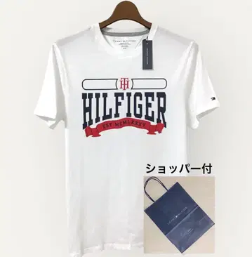 새상품 쇼핑백 포함 Tommy Hilfiger 남성용 로고 티셔츠