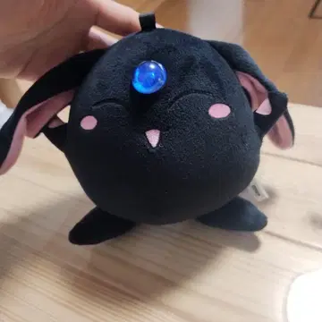 블랙 모코나 카라비너 봉제 인형