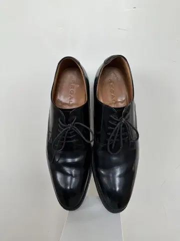 REGAL 블랙 레이스업 슈즈
