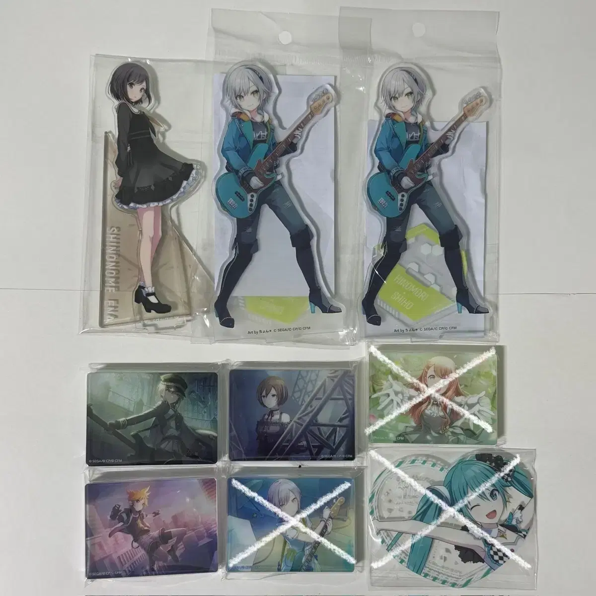 Project Sekai Hinomori Shiho Shinonome Ena Acrylic Stand Old Unit Outfit Noble Art Ren Meiko