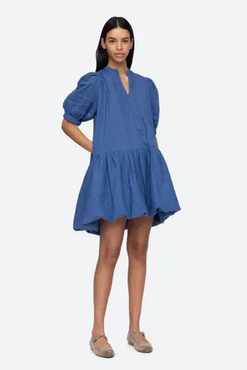 새상품 23AW sea new york LOREN TUNIC DRESS