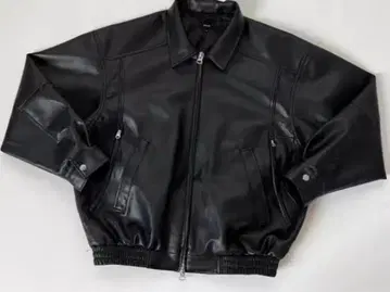 BEAMS 24SS Vintaga Leather zip blouson