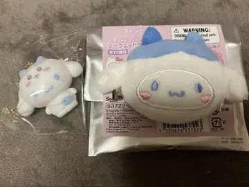 치이카와 산리오 플로키 마스코트 헤어 클립 하치와레 시나몬