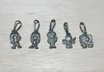 에반게리온 메탈 레트로 참 키링 5개 세트