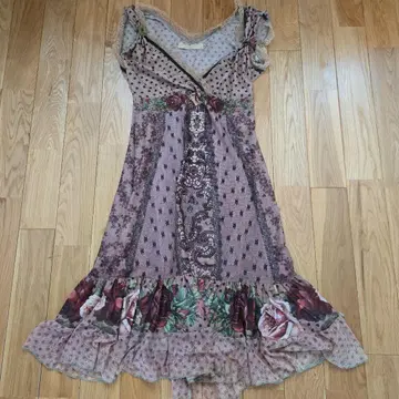 Michal Negrin 도트 꽃무늬 원피스