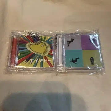 HB&season 세트 미니어처 CD풍 키링