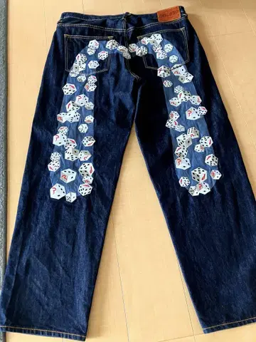 EVISU PALACE STOCK 데님 팬츠 36x34 새상품급