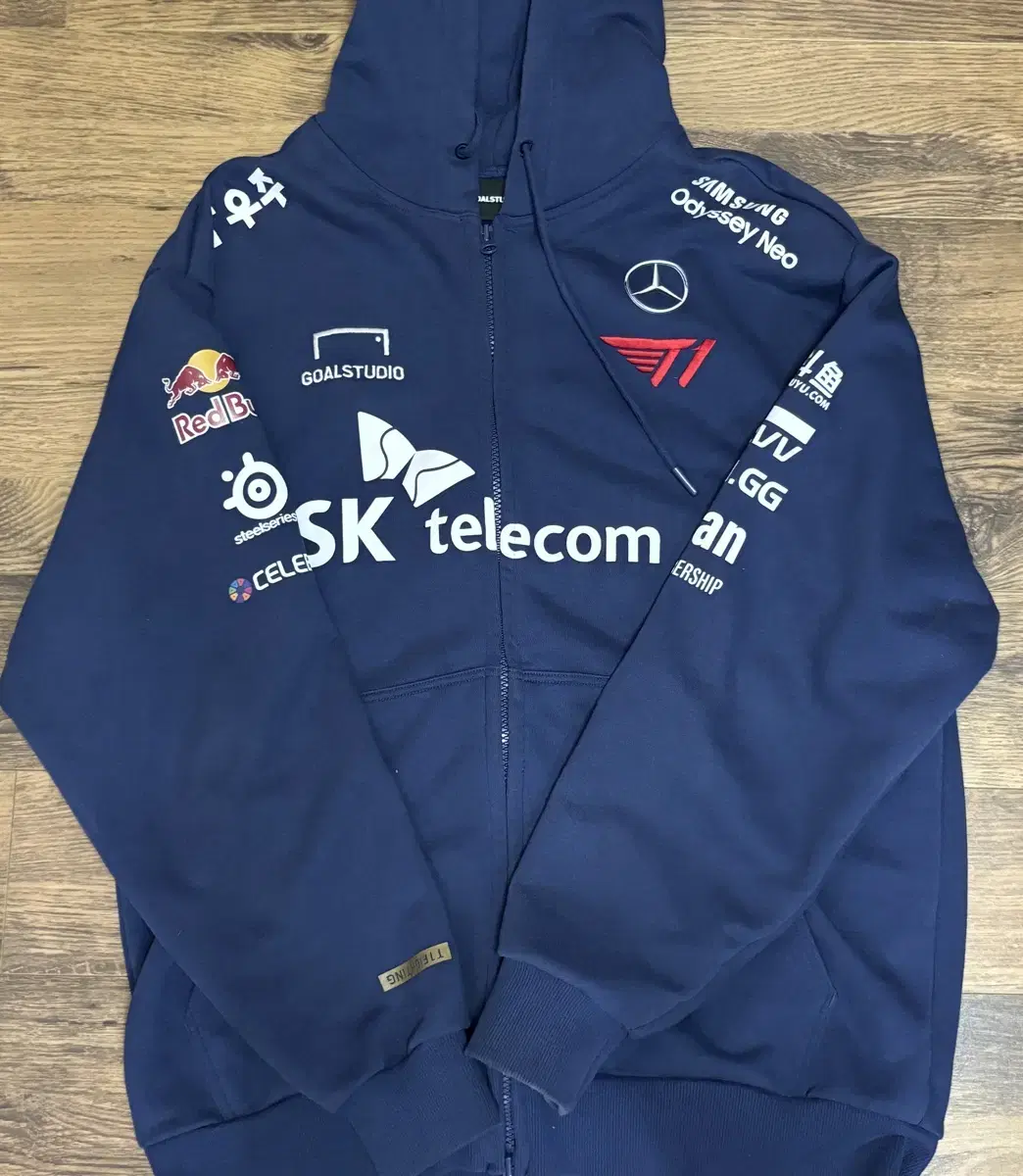 [M] T1 2023 MSI Hoodie Zip-Up Uniform Zeus Marking