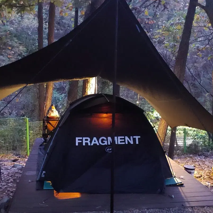 FRAGMENT Helinox 3P Dome Tent Black Navy