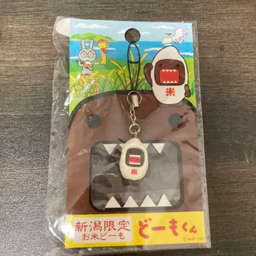 니가타 한정 도모군 쌀 도모 핸드폰 마스코트