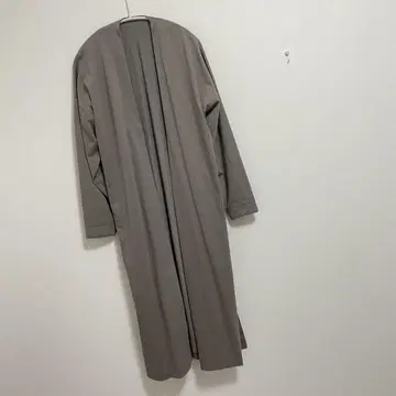 라운지 드레스 컷 드레이프 가운
