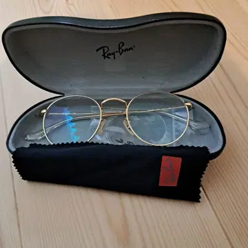Ray-Ban 골드 프레임 패션 안경