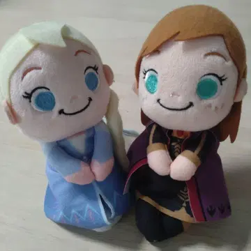아나 엘사 봉제 인형 2종 세트