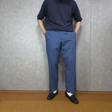 90s 울 폴리에스테르 노턱 슬랙스 트라우저 포멀 팬츠