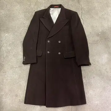 90S 폴 스미스 롱 더블 브레스트 체스터 코트 L