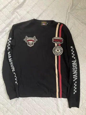 Vanson 블랙 긴팔 셔츠 XL
