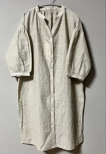 린넬 셔츠 원피스 전체 자수 인도 면