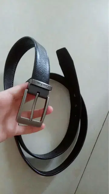 블랙 가죽 벨트 조정 가능 110cm