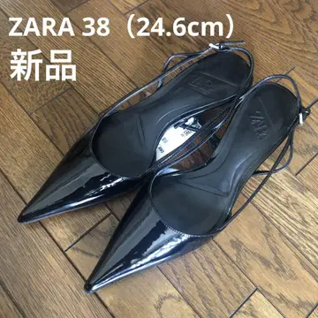 자라 펌프스 블랙 38