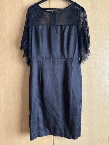 블랙 레이스 원피스