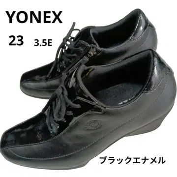 YONEX 파워 쿠션 워킹화 블랙 에나멜 23cm