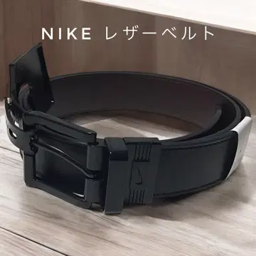 신상품 Nike 나이키 리버서블 로고 버클 가죽 벨트 사이즈 M