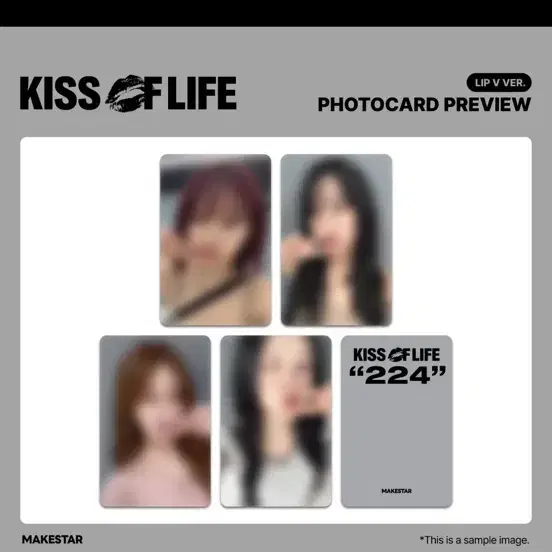 Kiss of Life belle sign polaroid on Bunjang Global Site.