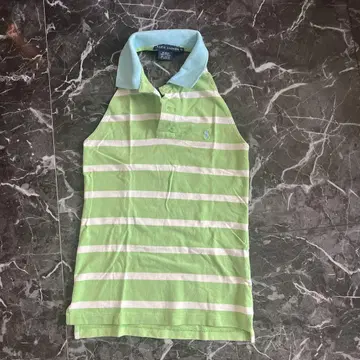 Ralph Lauren 슬리브리스 폴로 셔츠 홀터넥