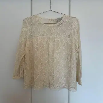 SEA New York 아이보리 레이스 블라우스 사이즈 0