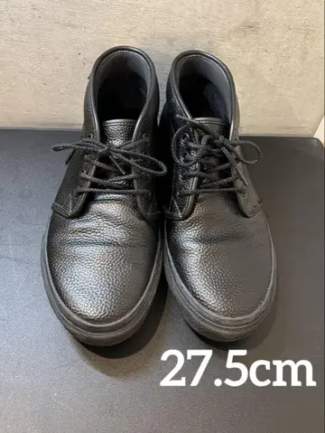 VANS V49CF LEA CHUKKA 주름 가죽 27.5