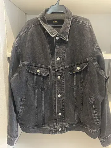 Lee 블랙 데님 자켓