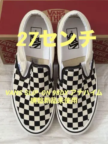 VANS SLIP-ON 98DX 애너하임 체커 슬립온 단종