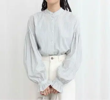 fig L ondon Mary 볼륨 소매 셔츠