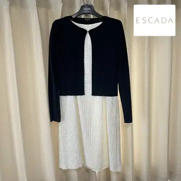 주말 세일 미사용 새상품 ESCADA 상하의 세트 할인 원피스 가디건