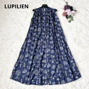 LUPILIEN 루피리안 코튼 셔츠 원피스 슬리브리스 보트