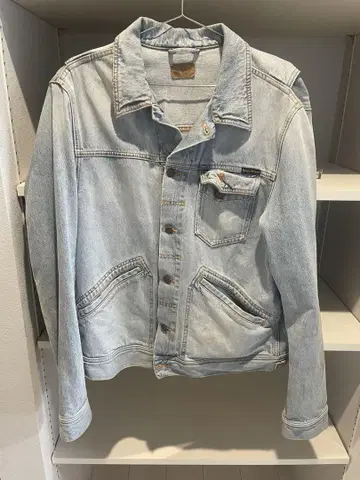 nudie jeans co 라이트 블루 데님 자켓