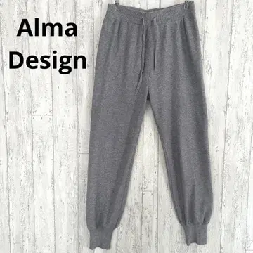 Alma Design 니트 조거 팬츠 [M] 이지 팬츠 맨투맨