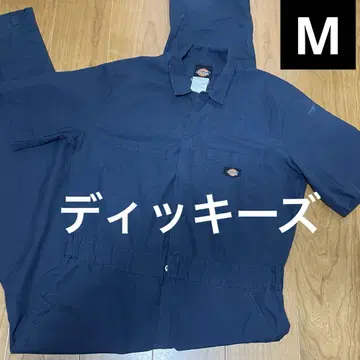 디키즈 작업복 M 네이비 오버롤 반팔 Dickies
