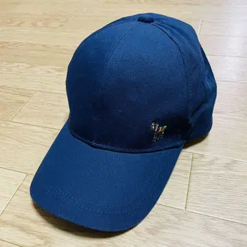 폴 스미스 캡 모자 cap 네이비 자수 시마 제브라