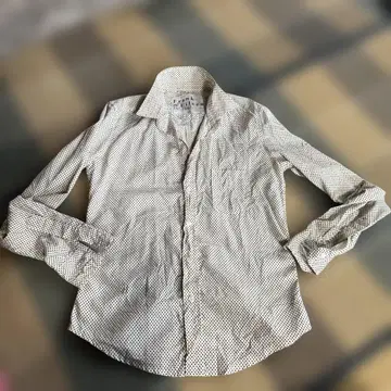 Frank & Eileen 도트 무늬 긴팔 셔츠 XS