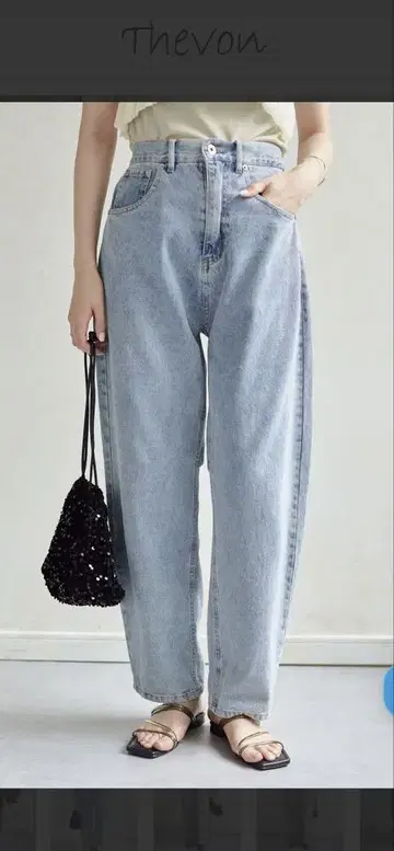 thevon 커브 데님 S 사이즈