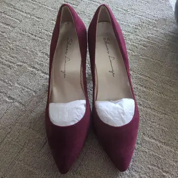 Shoes Lounge 버건디 하이힐 25.5cm